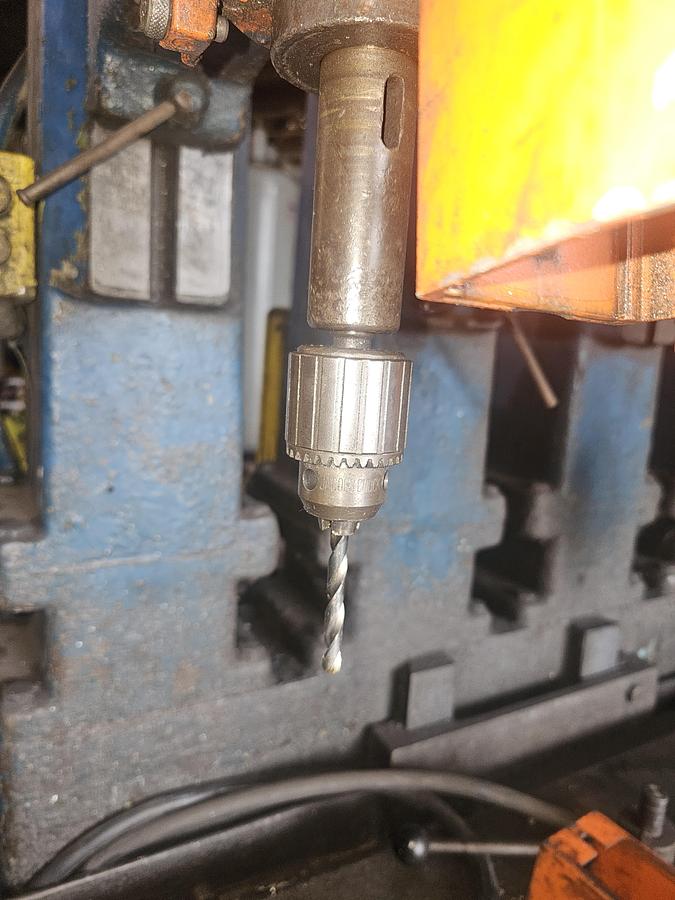 Used 24" Swing Edlund 2F12 Multi Spindle Gang Drilling Machine 