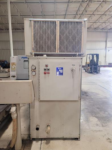 Used Barnes 300 Gallon Immersed Drum Coolant Filtration System & Chiller IM-4248