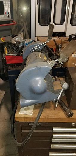 Used 3/4 Hp 8" BALDOR #8252W Double End Pedestal Grinder 208-230/460V, 3 ph, 60 Hz