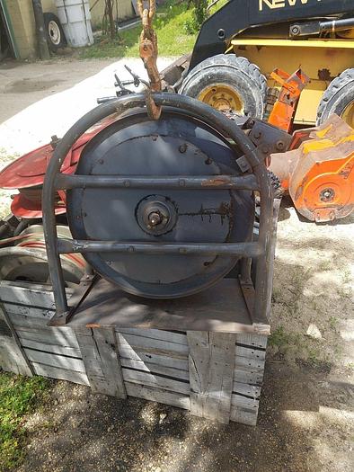 Used 1/4'' x 100 ft Gas Welding Hose Reel w/Hose 200 psi
