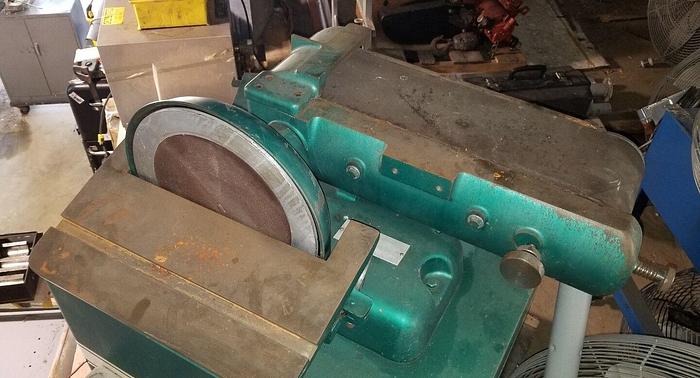 Used Powermatic #30A 6" Belt x 12" Disc Sander/Grinder, Motor: 1.5 Hp, 115/230v, 1ph
