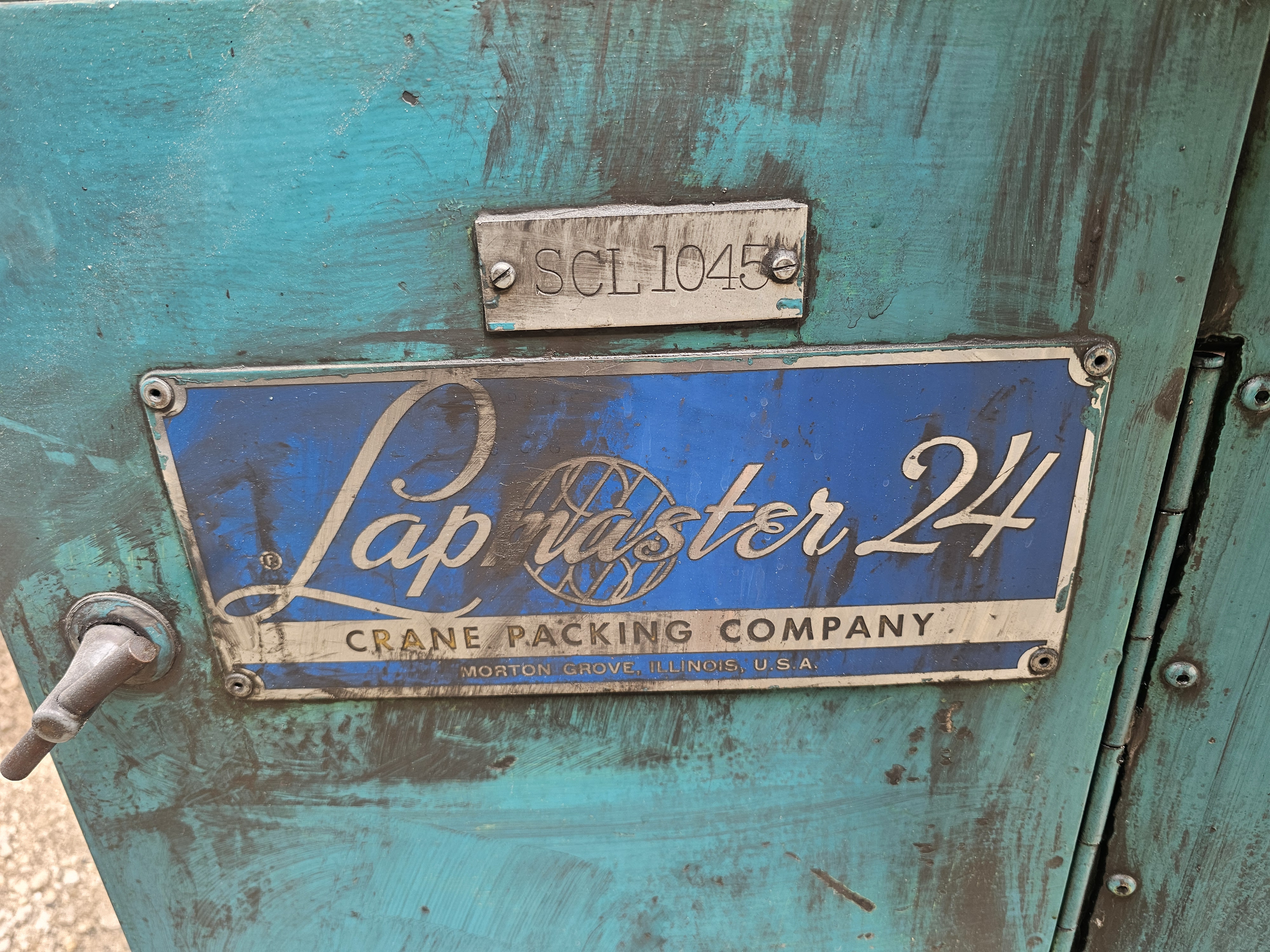 Used Lapmaster 24 Flat Lapping & Polishing Machine, 24" Lap Plate, (3) Rings, S/N C25193