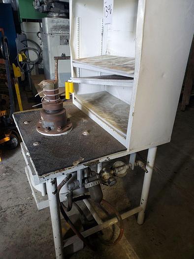 Used Hydraulic Pipe Expanding Machine w/Enerpac Pump & Cylinder Up To 7" Dies Included