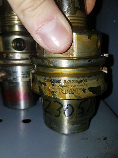 Used Schunk 8MM Hydraulic Chuck Tool Holder Part #204052 8MM