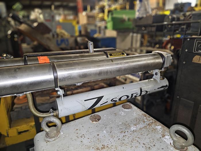 Used 12' Spego TURNAMIC 123 Hydraulic 3 Tube Barfeeder w/123Z65 Power Source & PLC Control