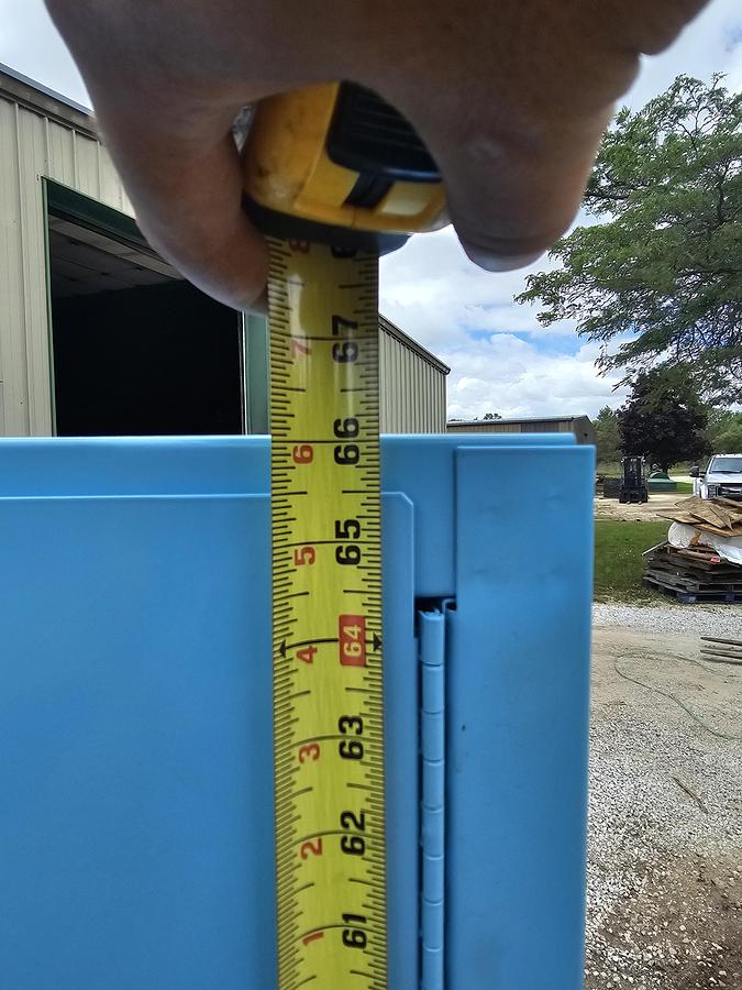 Used 45 Gallon U-Line H-3776M Corrossive Storage Cabinet