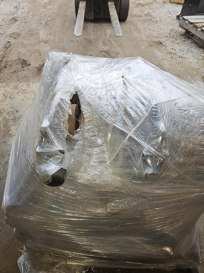 Used 35' Span x 105' Runway 3 Ton Uesco Double Bridge Freestanding Overhead Crane