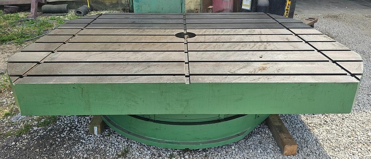 Used 96" x 72" Cincinnati-Gilbert Rotary Air Lift Table - 20,000 lb Capacity