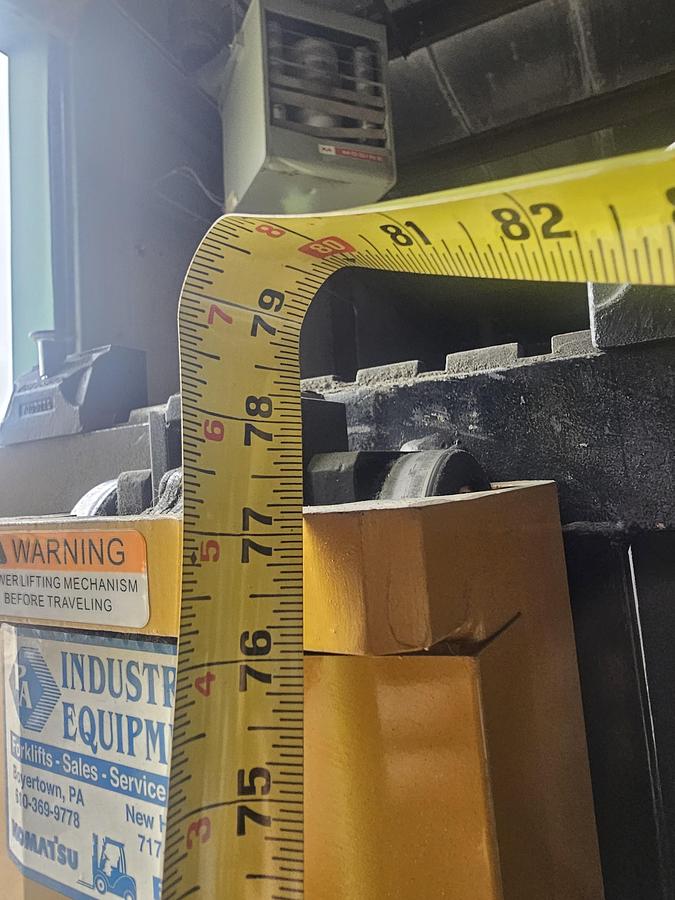 Used Big Joe S22-62 Walk Behind 24 Volt Stacker Lift w/Outriggers