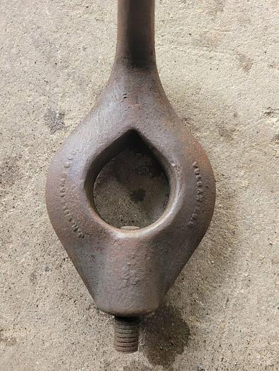 Used Vintage J.H. Williams 1 1/2'' Vulcan No.6 Bent Tail Lathe Dog