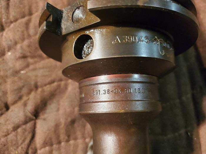 Used Sandvik CAT50 Holder A390.45-50 50 040M & Varilock Boring Bar 391.38-34 50 150