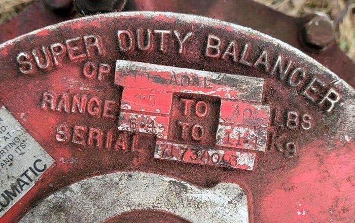 Used CP-2100-ADAL Chicago Pneumatic Heavy Super Duty Balancer 20-40 lbs