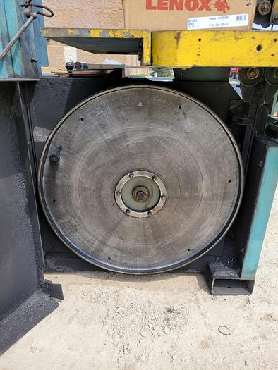 Used Grob 6v-36 Industrial 36” Vertical Bandsaw w/RW-A Blade Welder & Extra Blades