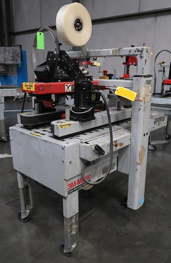 Used 3M-Matic 800-A3 Side Belt Adjustable Case Sealer Accu-Glide 3 Taping Head 