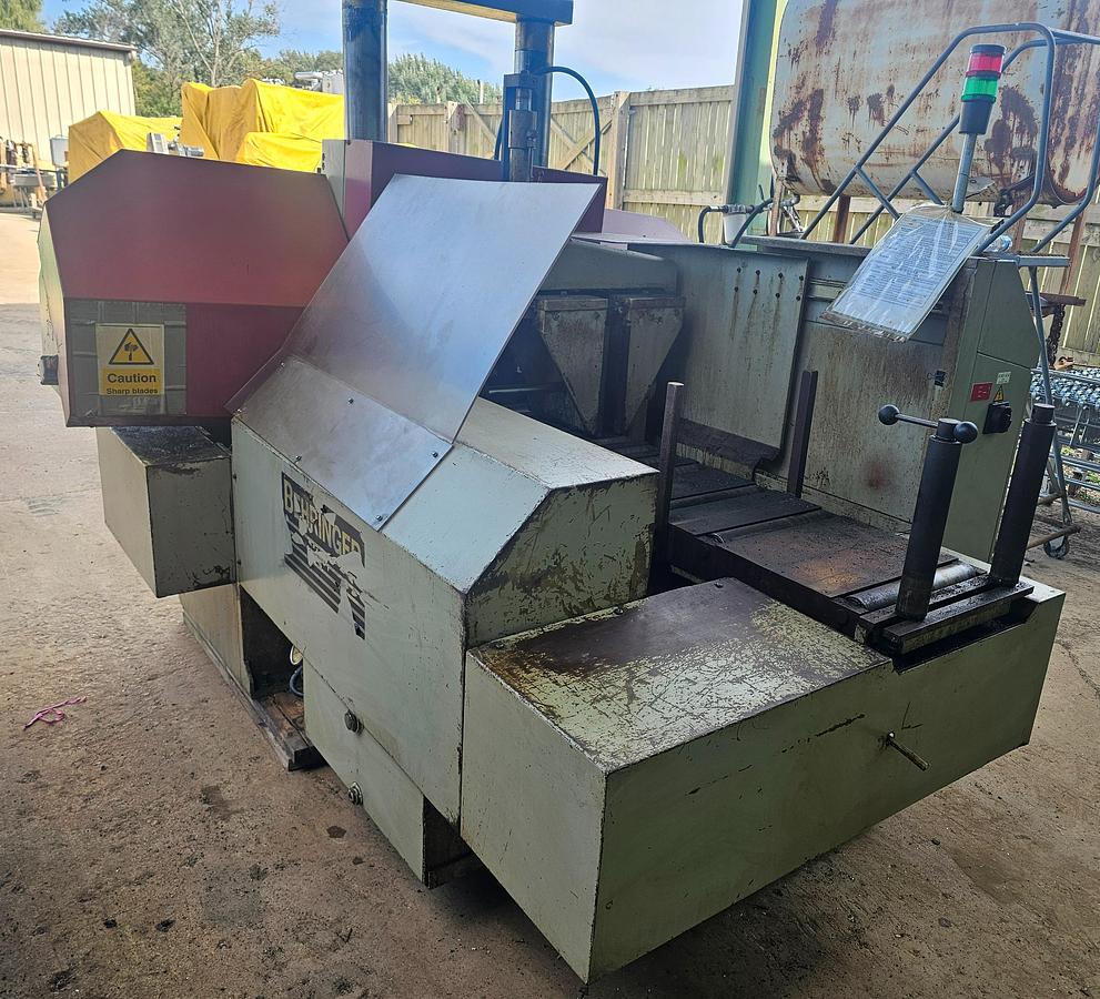 Used 11.8" x 11.8" Behringer HBP303A Automatic Twin Column Horizontal Bandsaw