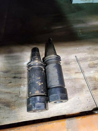 Used Kennametal 1'' CAT 40 Taper Collet Chuck Tool Holder Part #CV40TG100600