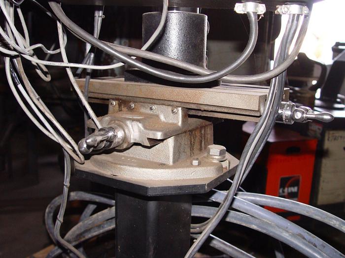 Used Avery Model #500-HD Label Printer & Applicator on Adjustable Stand