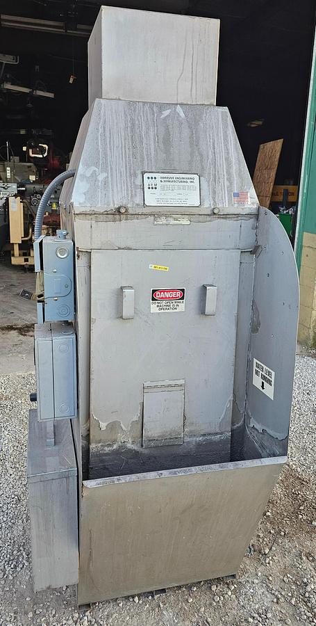 Used 3 Hp Grivna 1200 CFM Wet-Type Dust Collector Model #: 1200