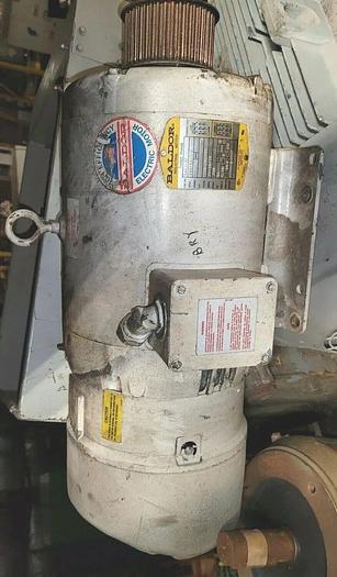 Used Baldor 10 Hp Motor #BM3313T, 215T Frame, 1725 RPM, 208-230/460/3/60, w/Brake