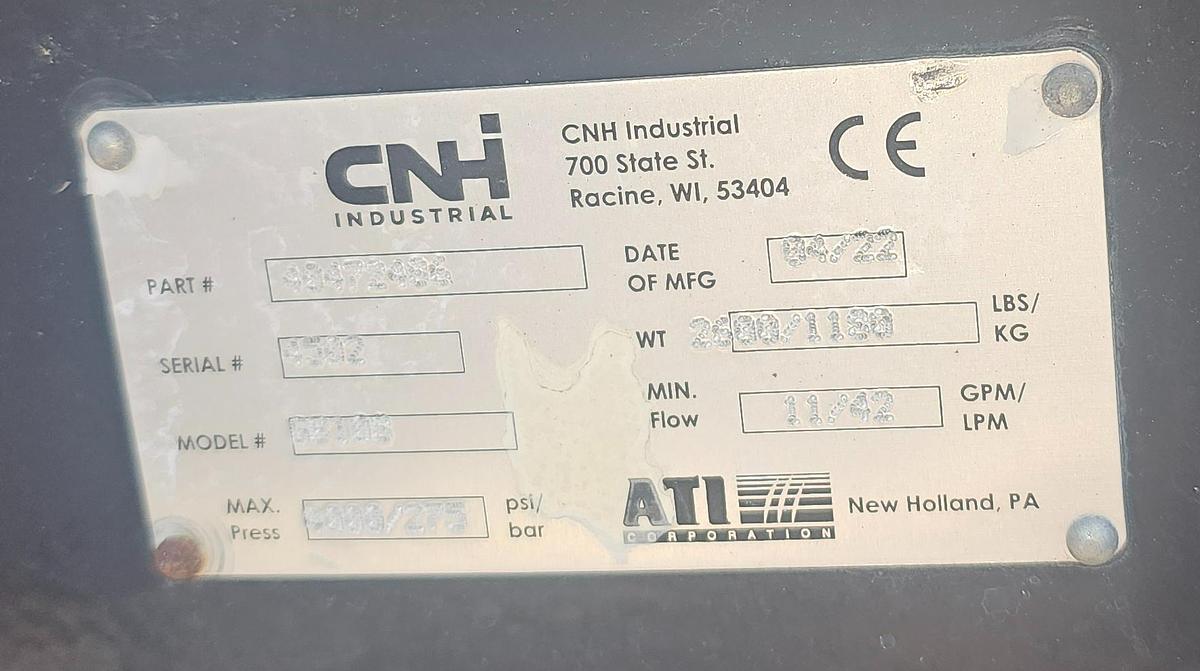 Used 2022 CNH Industrial GB108 Quick Attach Grading Blade Attachment