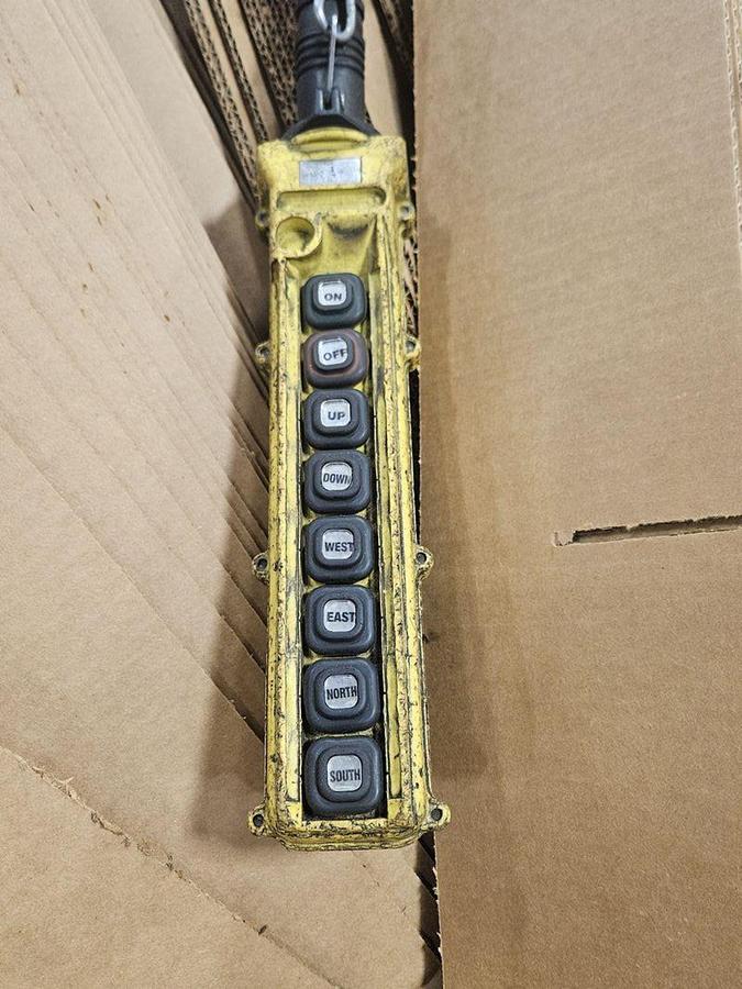 Used 5 Ton Crane Werks 45' x 100' Free Standing Overhead Bridge Crane & RM Hoist