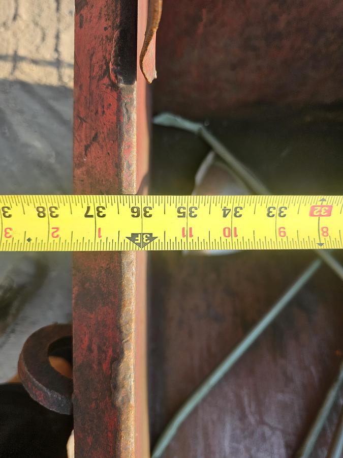 Used Roura Style 3/4 Cu. Yard Self Dumping Hopper on Castors 60" x 36" x 31" 