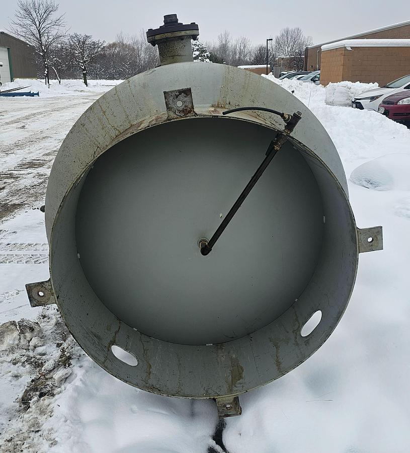 Used 1996 Silvan Industries 3000 Gallon Vertical Compressed Air Tank 150 Psi 