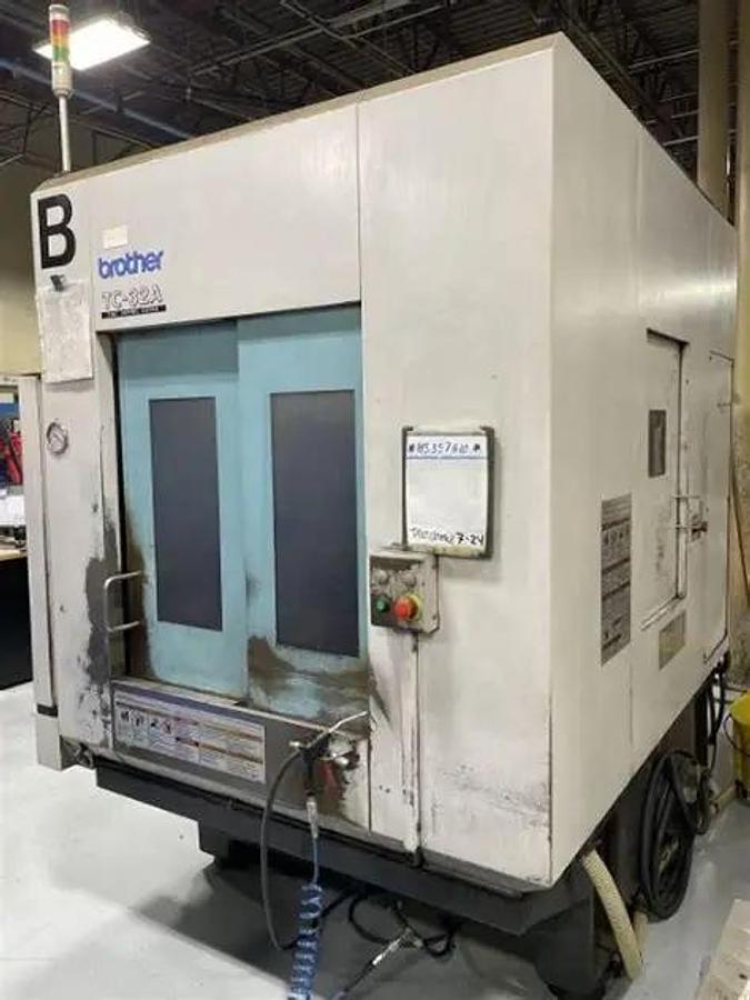 Used 2003 Brother TC-32A High Speed CNC Drilling & Tapping Center, 26 Position ATC