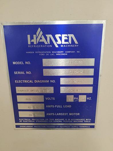 Used Barnes 300 Gallon Immersed Drum Coolant Filtration System & Chiller IM-4248