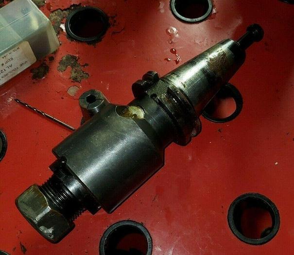 Used Erickson Tool CAT 40 Collet Holder w/Nut C-12340C