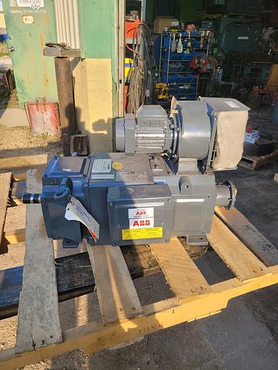 Used ABB DNP 132-4M Electric Motor 26.1 kW Power 1865 RPM 440V, 3ph