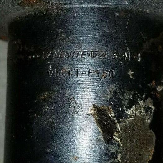 Used Valenite CAT 50 End Mill Tool Holder V50CT-E150, 3-M-1 w/Vari-Set Boring Head