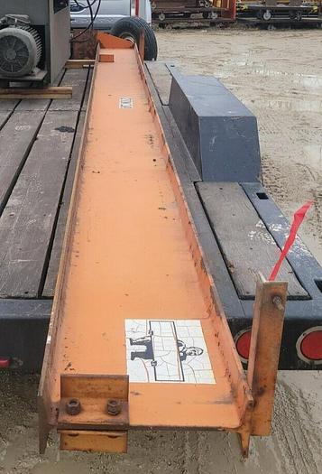 Used Bushman 2 Ton Freestanding Jib Crane 12' 3'' Under Beam 18' Span Demag Hoist