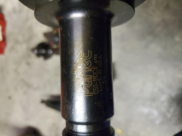 Used Parlec Part #C50-18DC6 Collet Chuck Tool Holder, 6'' Projection
