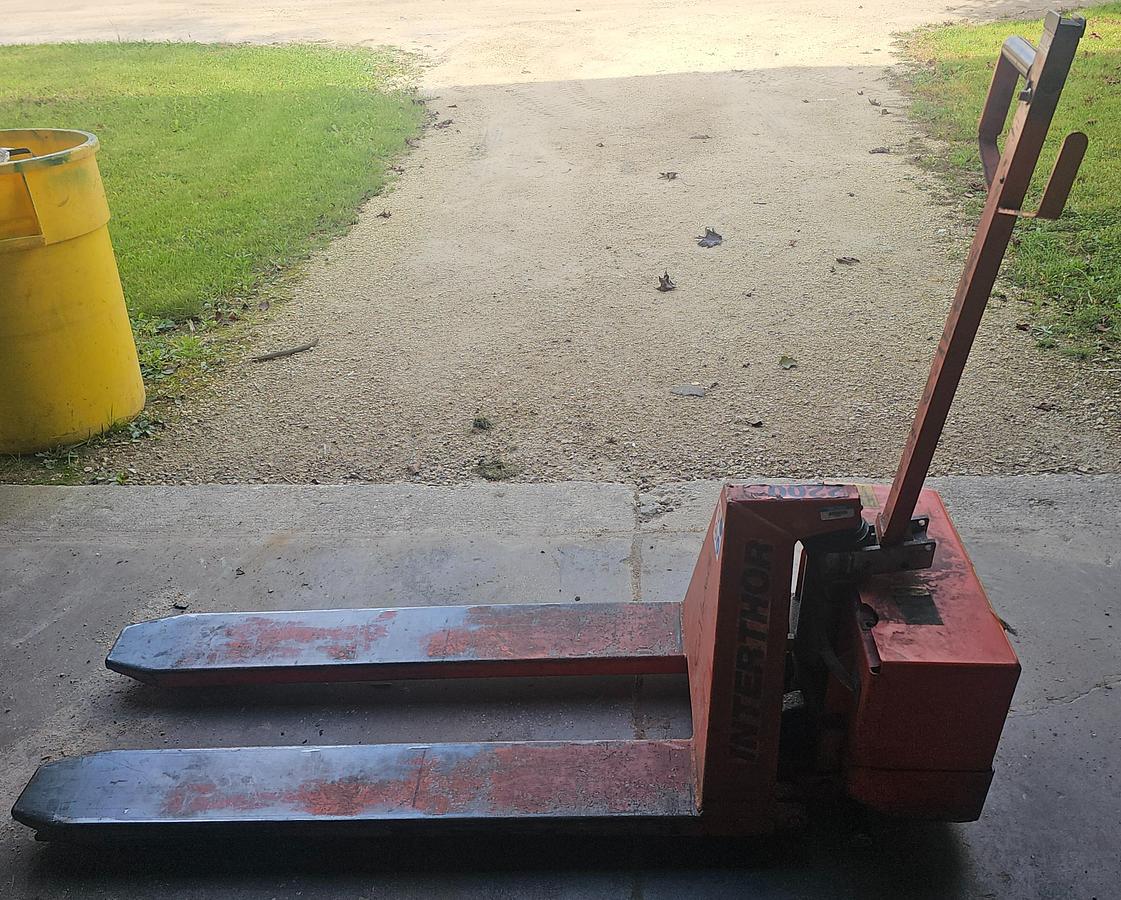 Used 2200# Interthor Thork-Lift EHL 1000/2 Electric High Lift Pallet Jack, 31" Lift Height