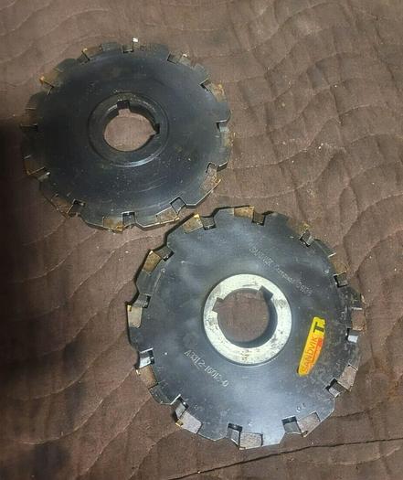 Used 6'' Sandvik Coromant Carbide Slot Mill Cutter 12 Carbide Tip A3312-16012-0