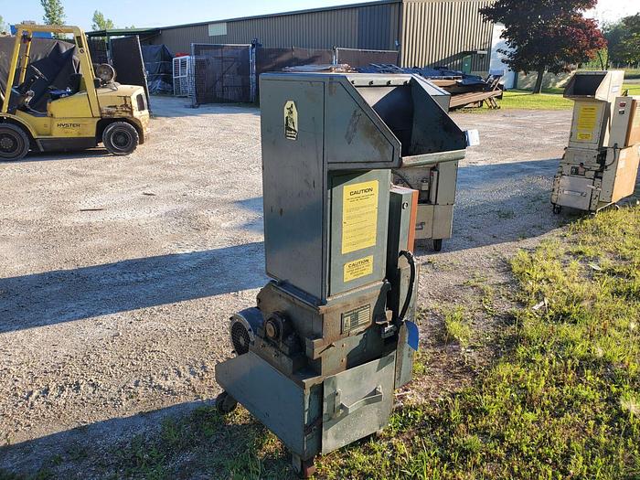 Used 10 Hp Gloucester Engineering Model #1012BP Plastic Granulator 10” x 12” Feed