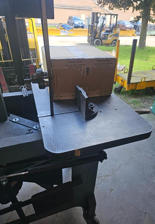 Used Roll-In EF1459 Portable Vertical Bandsaw 9" x 14" Capacity 110V, 1 ph 