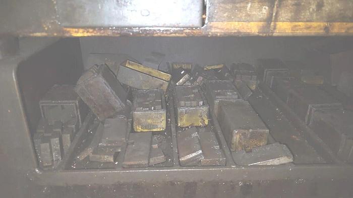 Used Oster #502R-V PipeMaster 3/8"-2" Rotary Die Head Threader on Cart w/$1000+ Dies.