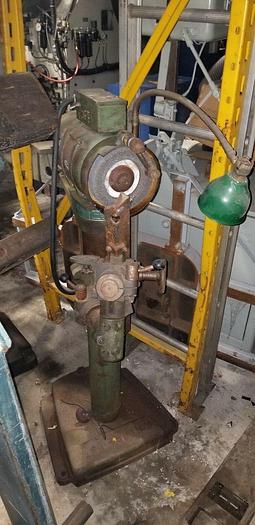 Used McDonough Drill Grinder on Baldor 1/2 Hp Dual End Pedestal 115V/1/60 w/Worklight
