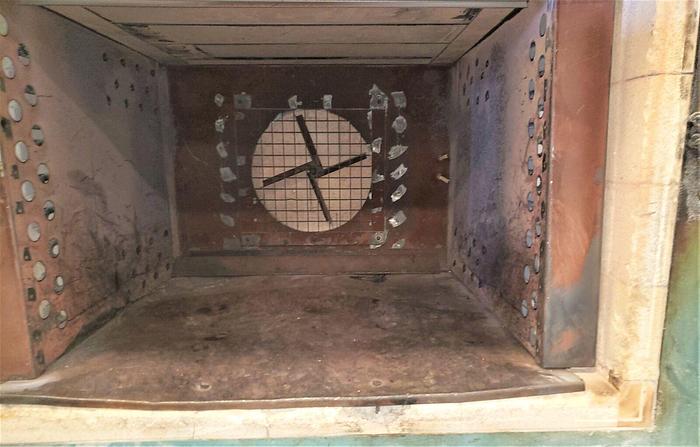 Used Electra Dual Chamber 2100*F Inert Gas Electric HeatTreat Furnace 18T x 25W x 25″Dp