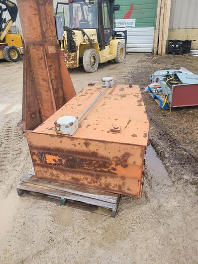 Used Bushman 2 Ton Freestanding Jib Crane 12' 3'' Under Beam 18' Span Demag Hoist