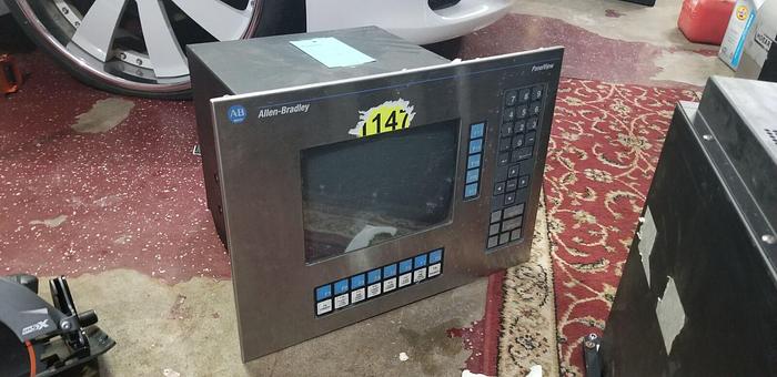 Used Allen Bradley PanelView 1200e Operator Interface #2711E-K12C6L2X1, REV C, SER C
