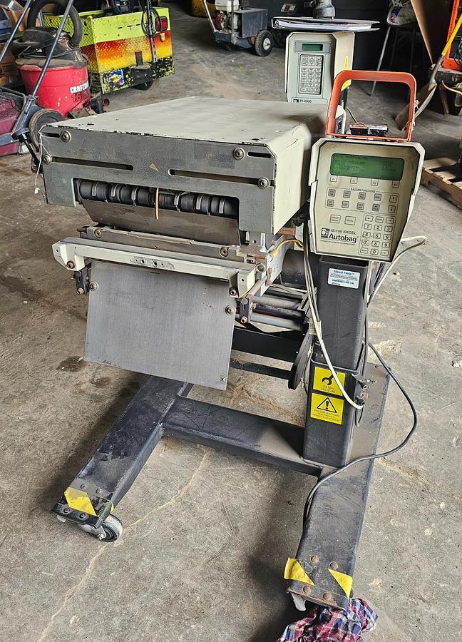 Used Automated Packaging Systems HS-100 Excel Auto-Bag w/PI-4000 Labeler