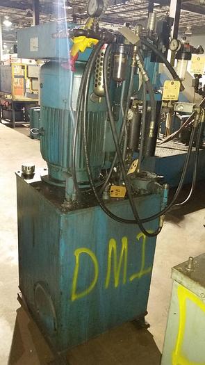 Used 20 Hp Kundinger Hi-Pressure Hi-Flow HR80V 60 GAL Hydraulic Pump Heat Exchanger