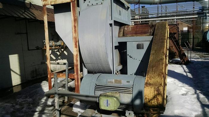 Used 18600-35000 CFM Hartzell 200 Hp Electric Paddle Whl Fan #054-50-AHZ346″ WC/SP