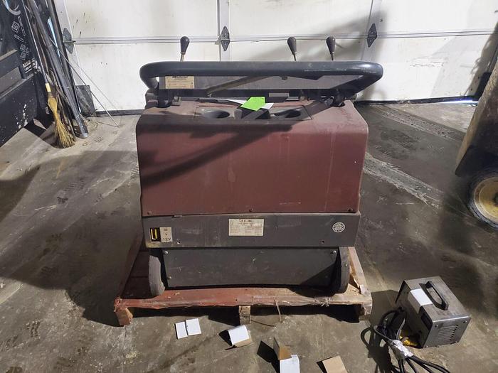 Used Factory Cat/PowerBoss 36 Electric Walk Behind Floor Sweeper & Charger