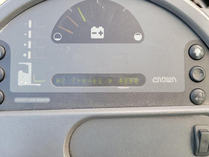 Used Crown RR 5000 Series Electric Reach Truck 4,500 lb Capacity 42” Forks Sideshift