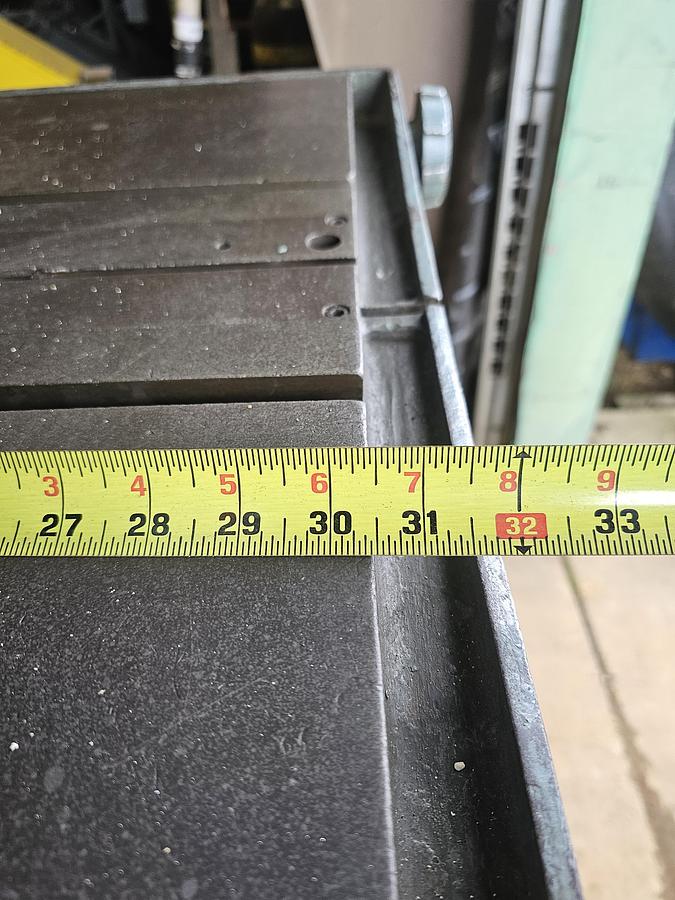 Used 16" Doall 16-3 Variable Speed Vertical Bandsaw, Hydraulic Table & Blade Welder