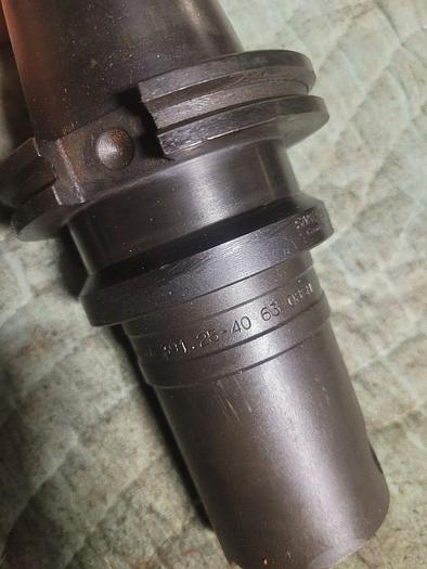 Used Sandvik CAT50 A390.45-50 80 050M Holder & 391.25-40 63 085M 40mm Drill Adaptor